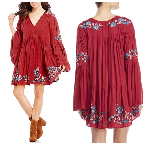 Free People Dresses & Skirts - [FINAL SALE] [HP!] FREE PEOPLE 'Te Amo' Boho Gauzy Mini Dress